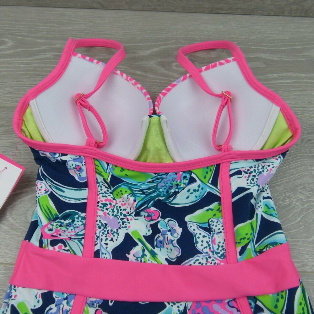 Lilly Pulitzer Palma Sway This Way Deep Sea Navy 4 - Picture 7 of 12